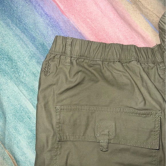 FREE People FP Movement Voyage Pants Cargo Straight Leg Desert Taupe size L - Picture 4 of 6